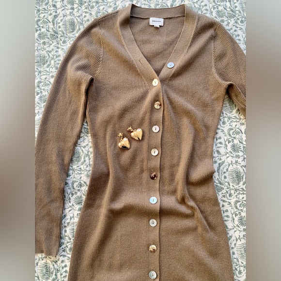 SONG OF STYLE Brown Knit Dress - Picture 3 of 6